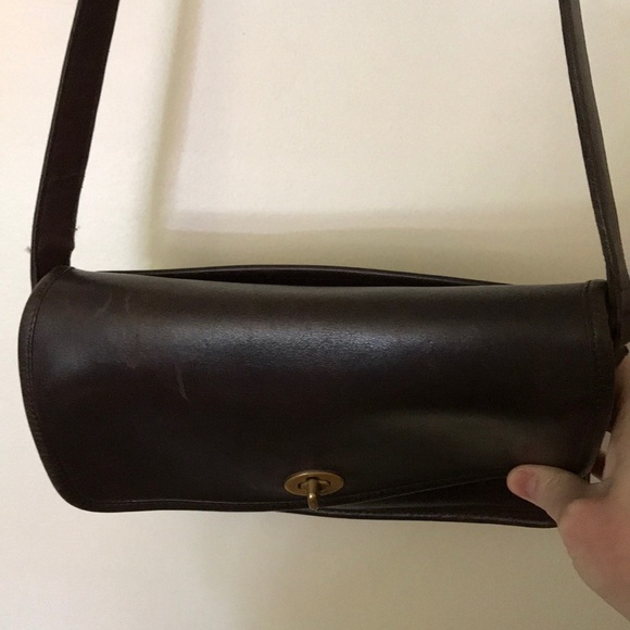 Vintage leather Coach bag - Picture 4 of 9